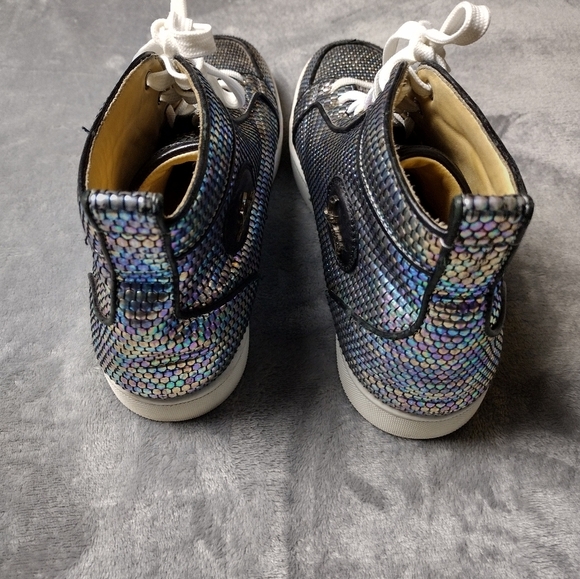 Christian Louboutin Multicolor Leather Rantus Orlato Sneakers Size 43.5 US 10.5 - Picture 6 of 14